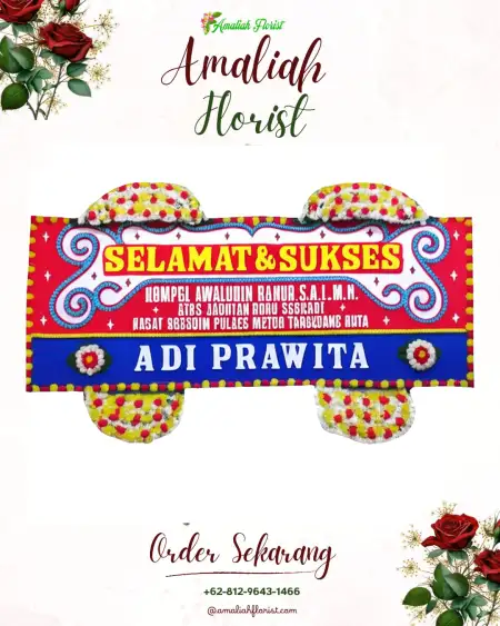 Papan Bunga Ucapan Selamat Jenengan